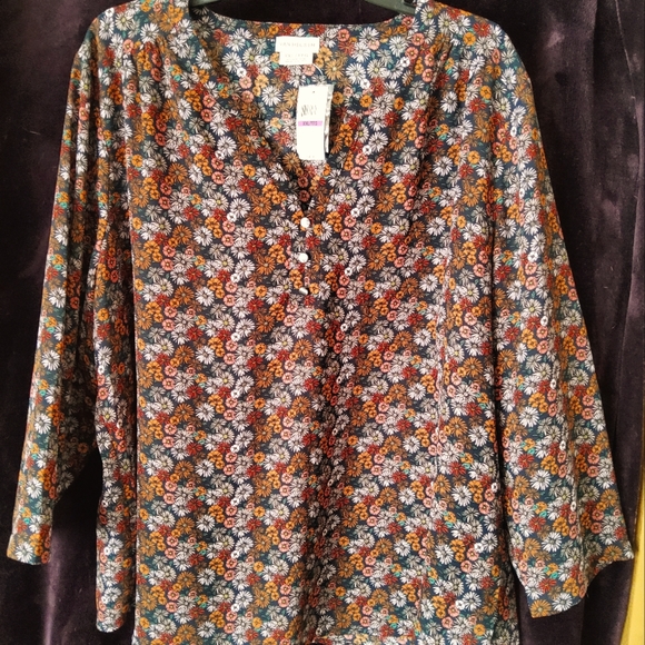 Van Heusen Tops - Women's Floral Print Blouse